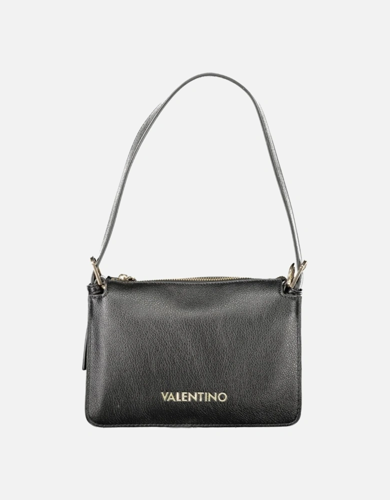 Adjustable Shoulder Handbag with Removable Strap Women - Black