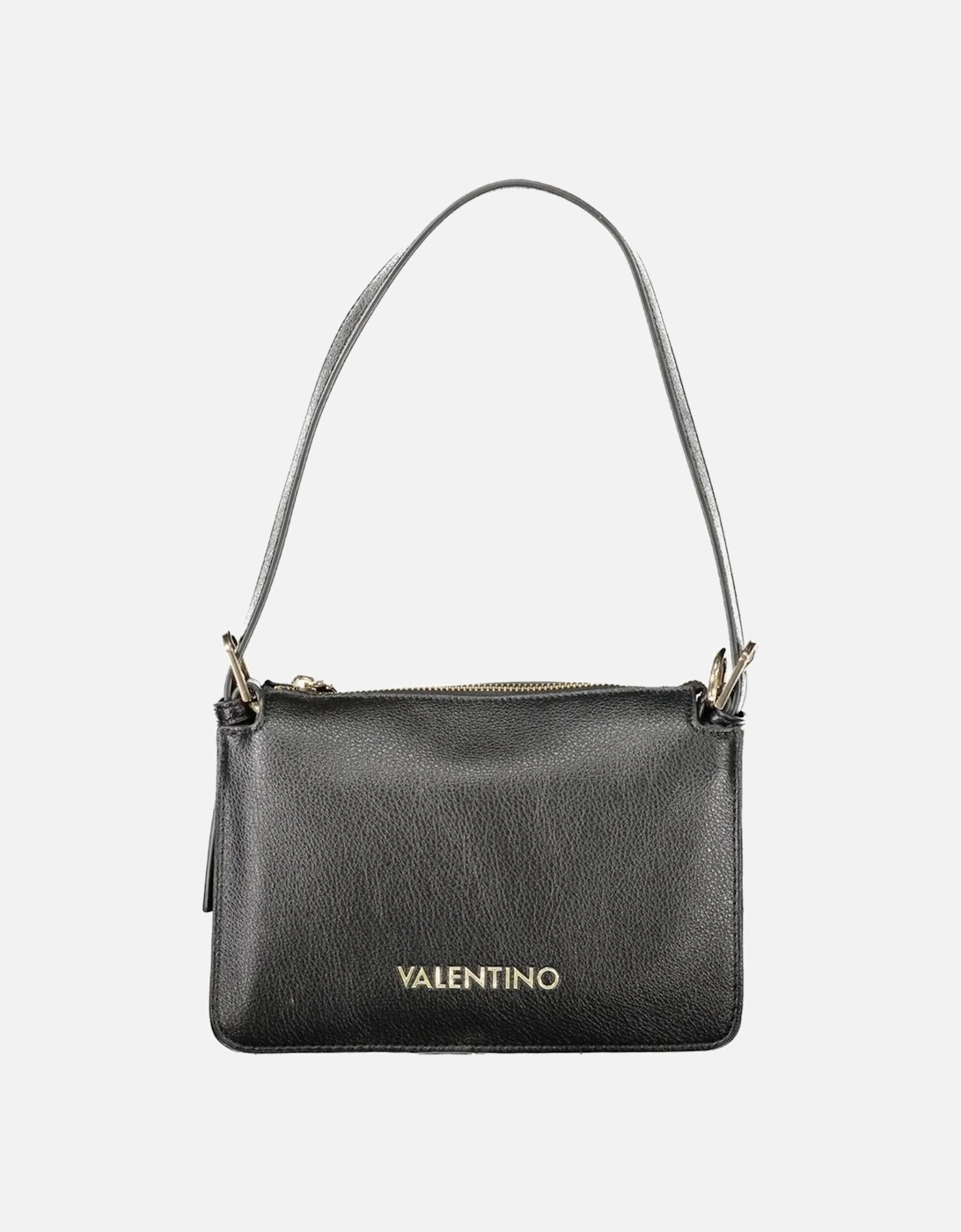 Adjustable Shoulder Handbag with Removable Strap Women - Black, 4 of 3