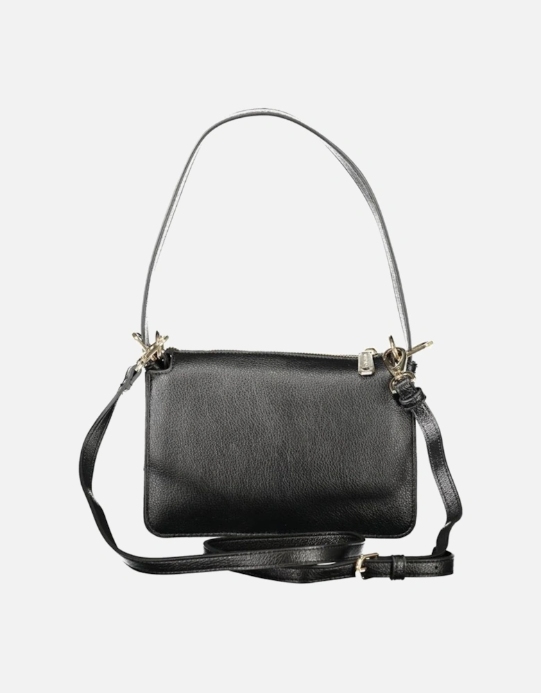 Adjustable Shoulder Handbag with Removable Strap Women - Black