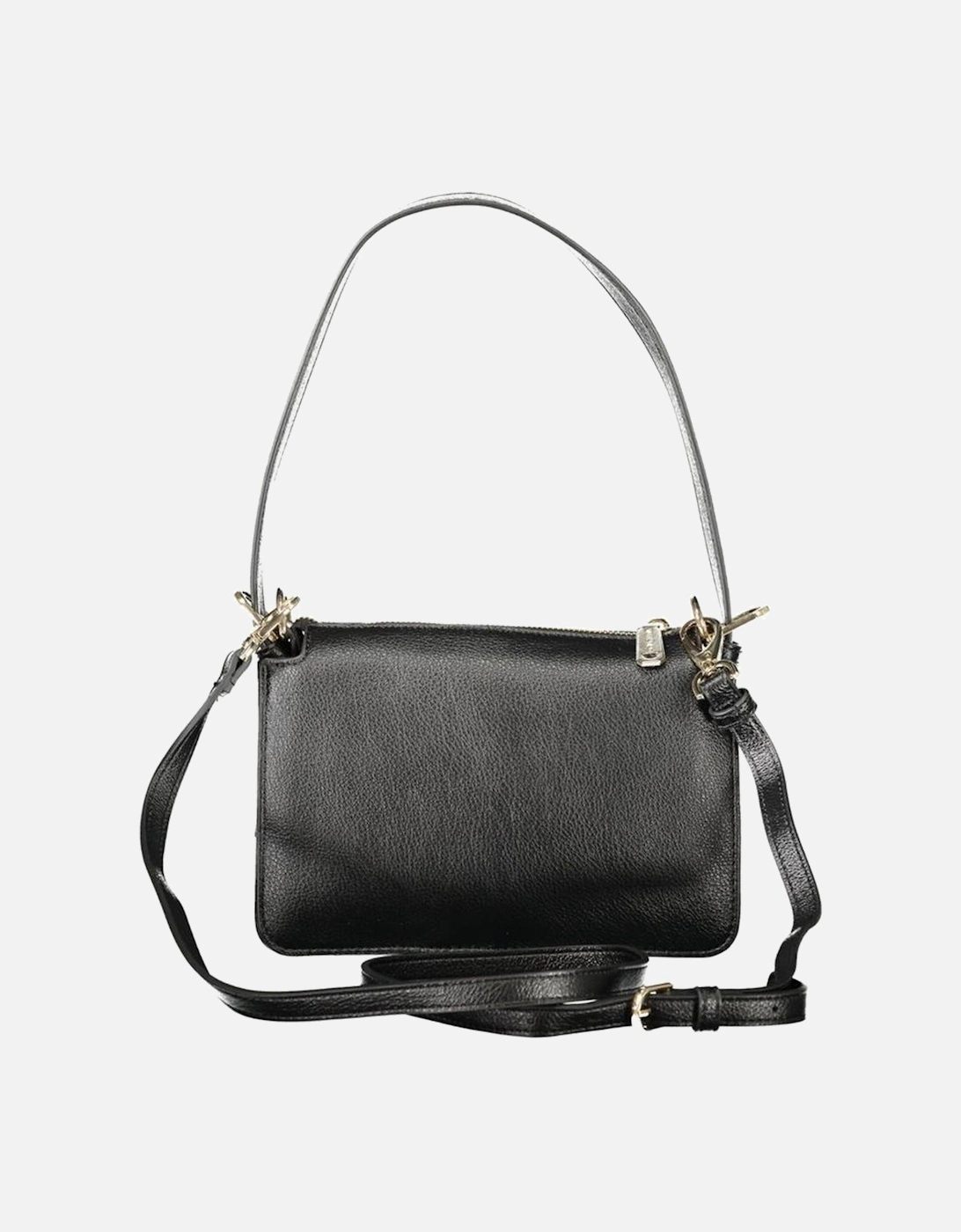 Adjustable Shoulder Handbag with Removable Strap Women - Black
