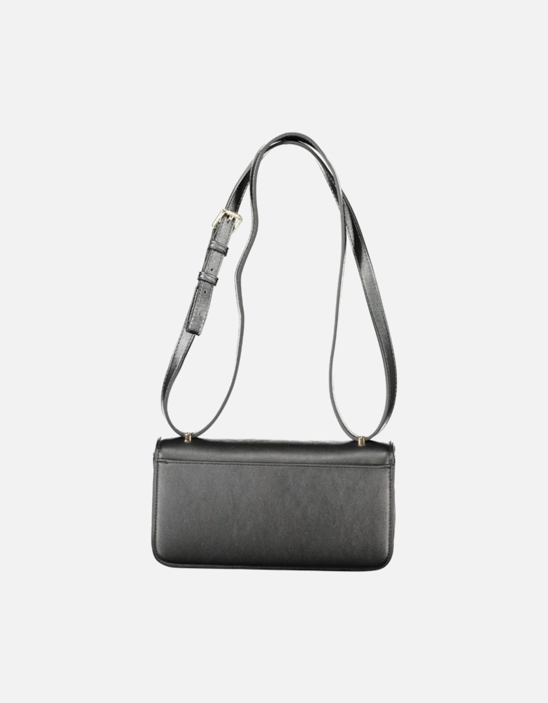 Statement Shoulder Bag with Adjustable Strap Women - Black Handbags