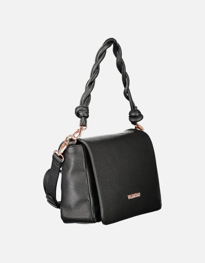 Sleek Handbag with Removable Strap and Zip Closure Women - Black