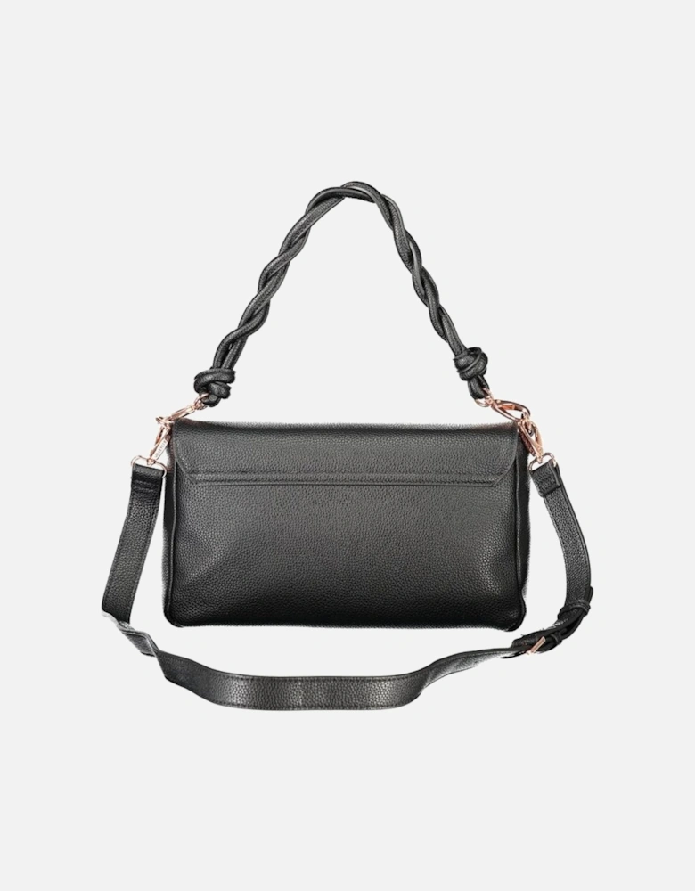 Sleek Handbag with Removable Strap and Zip Closure Women - Black