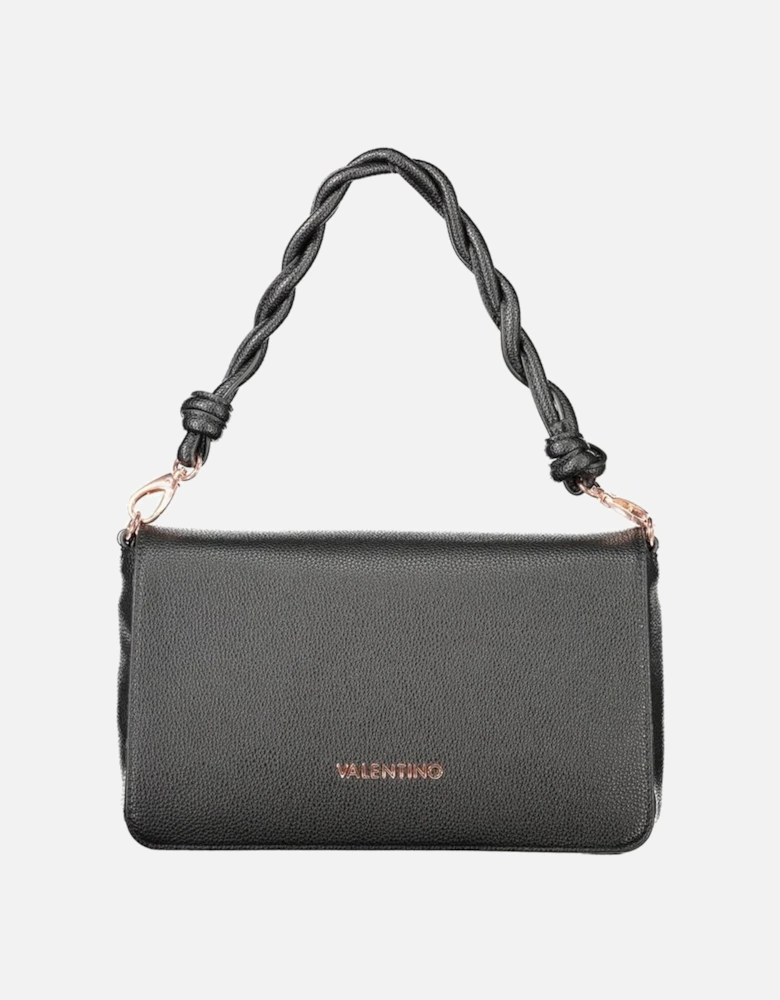 Sleek Handbag with Removable Strap and Zip Closure Women - Black