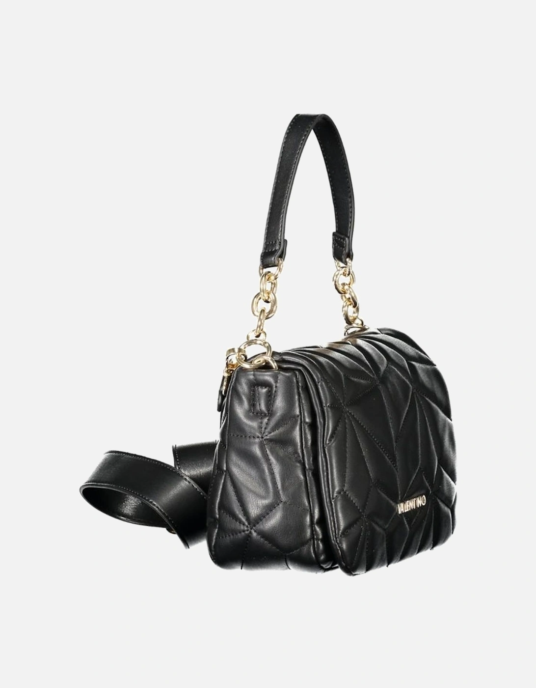 Sophisticated Shoulder Bag with Versatile Chain Handle Women - Black