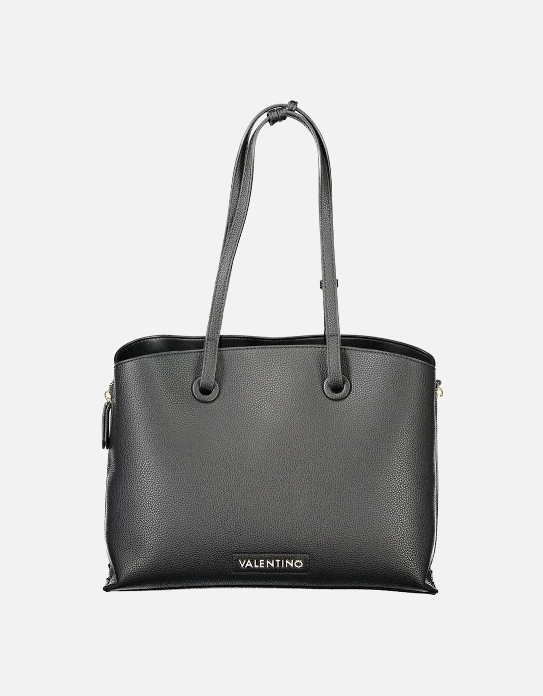 Expandable Zip Design Handbag with Refined Compartments Women - Black, 4 of 3