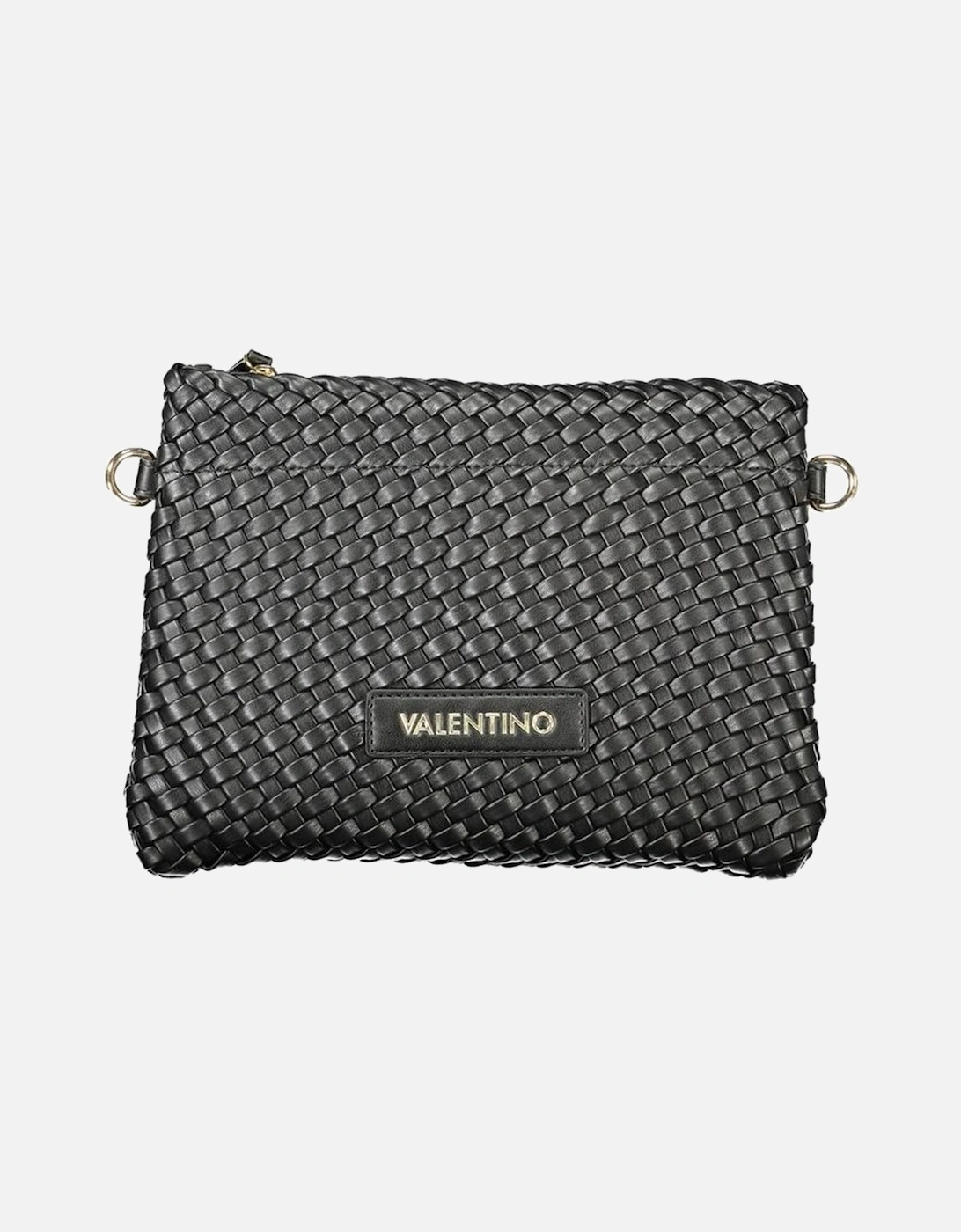 Contrasting Detail Shoulder Bag with Adjustable Strap Women - Black, 4 of 3
