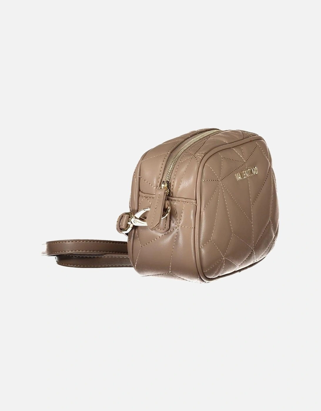 Chic Shoulder Bag with Adjustable Strap and Zip Closure Women - Brown