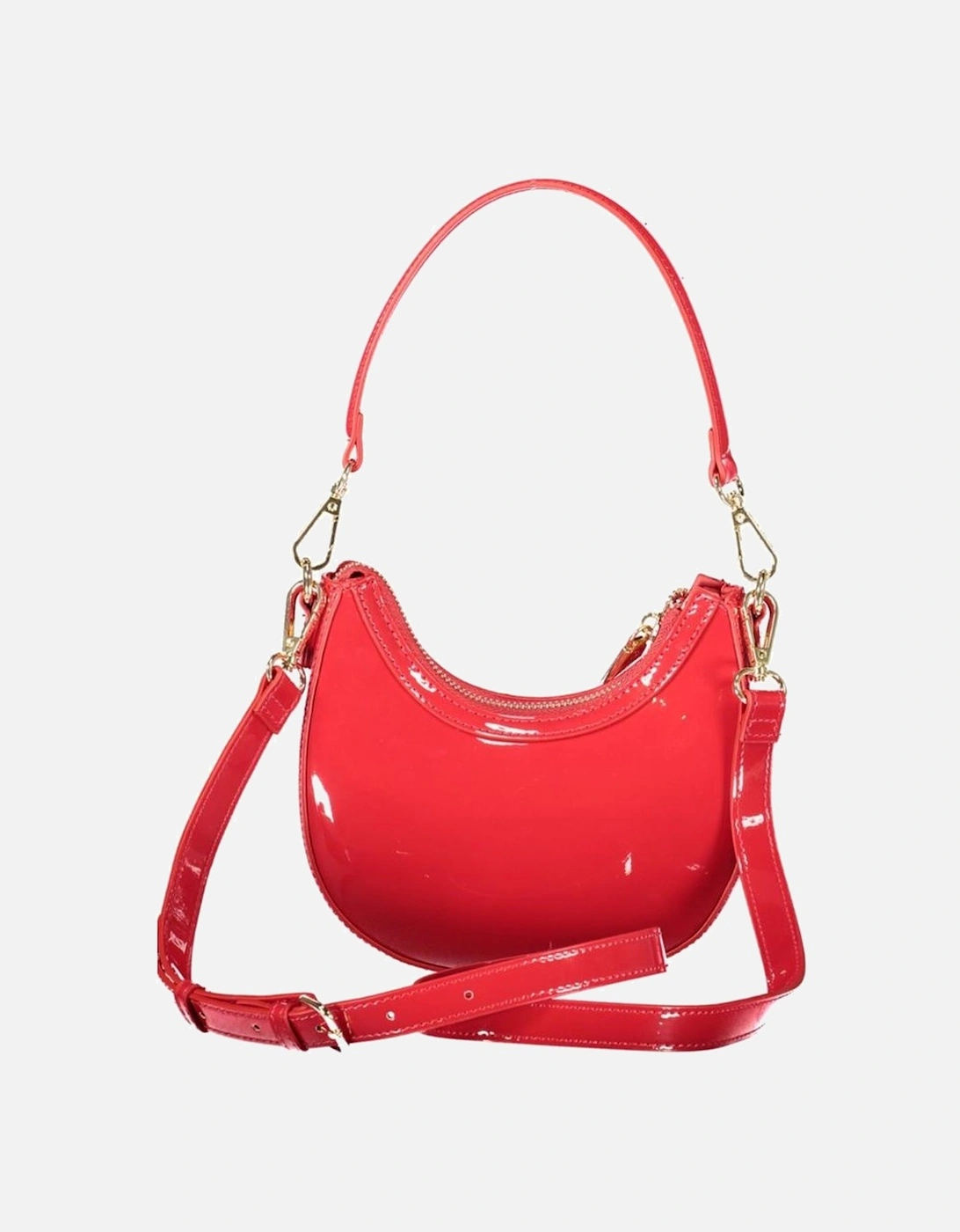 Elegant Handbag with Removable Shoulder Strap Women - Red, 3 of 2