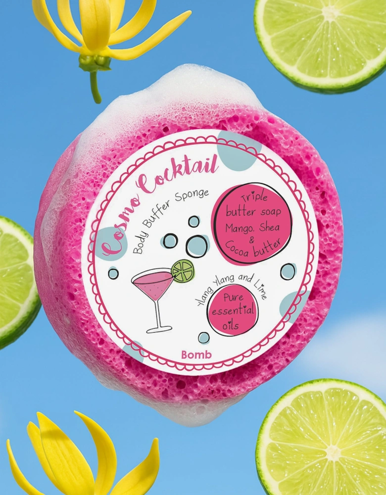 Cosmo Cocktail Body Buffer Soap Shower Sponge