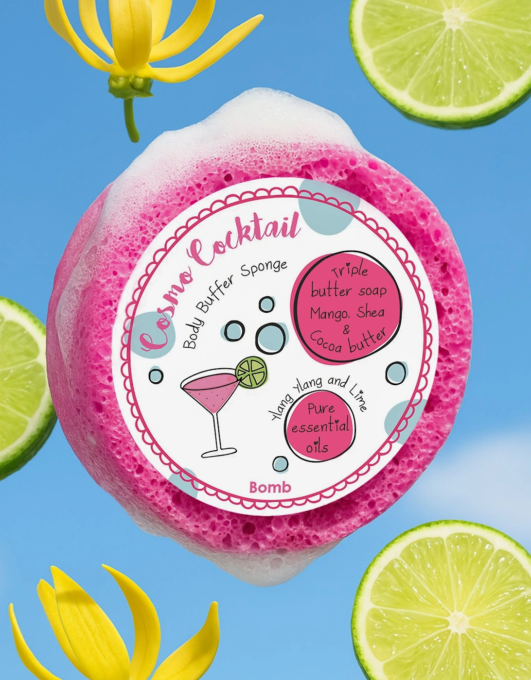 Cosmo Cocktail Body Buffer Soap Shower Sponge, 3 of 2
