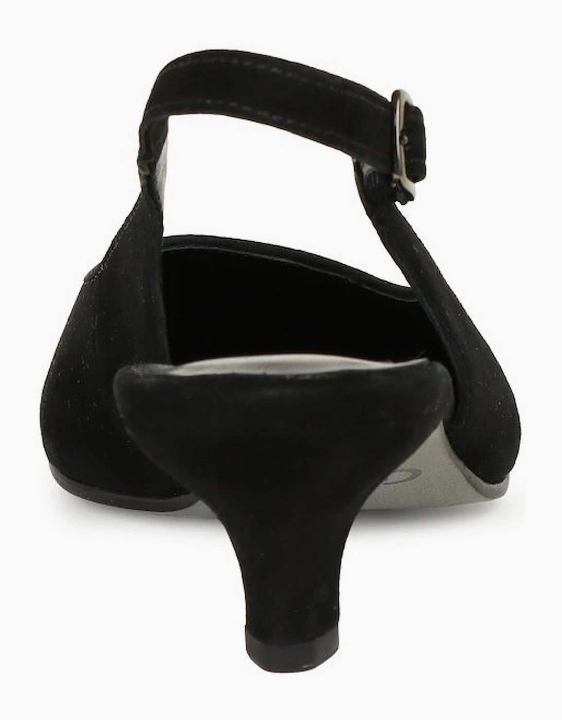Gabor Women's Black 'Editor' Slingback Court Shoes In Size 3 - Image 4