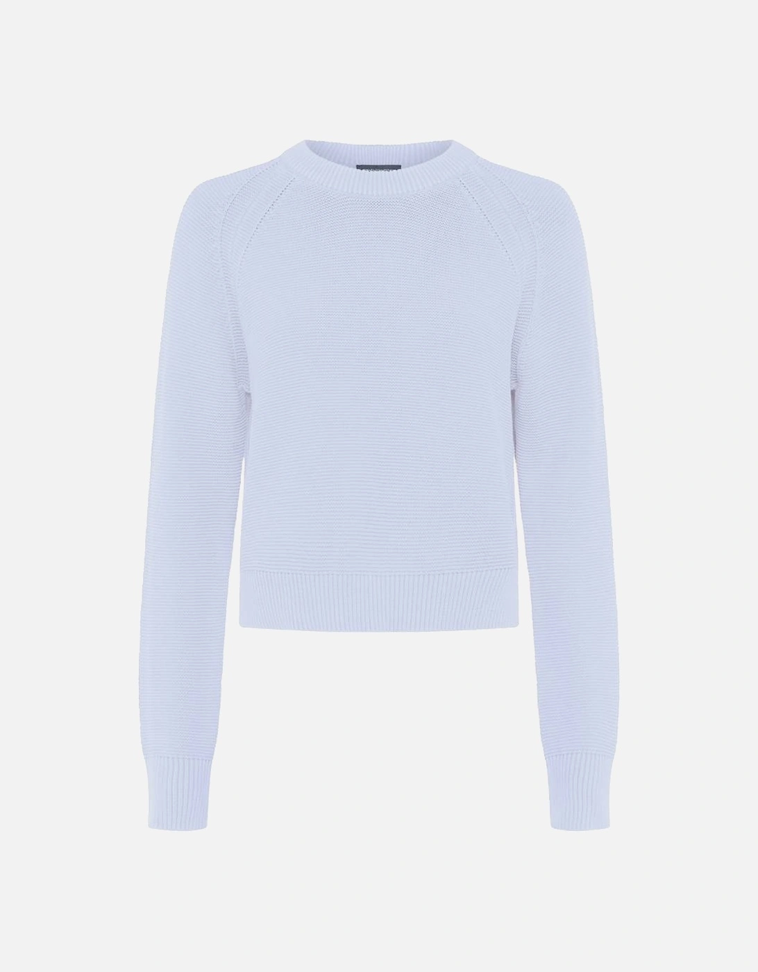Women's Lily Mozart Crew Neck Jumper Arctic Blue, 2 of 1