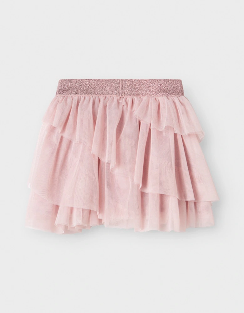 Mini Girl's Lenora Tulle Skirt Burnished Lilac