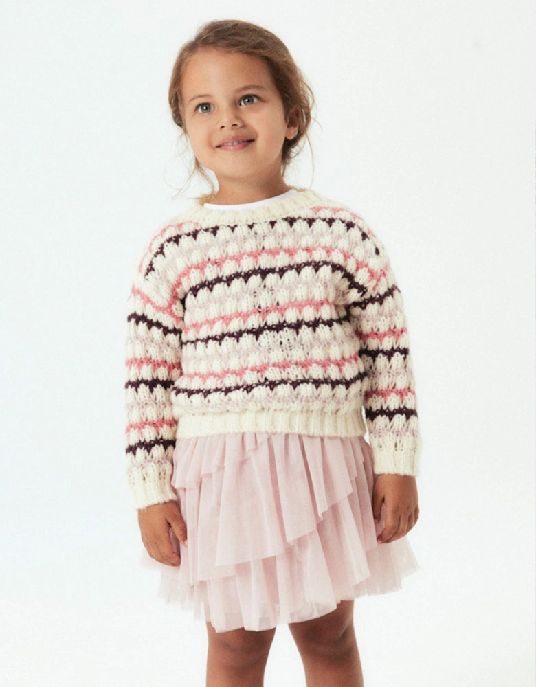 Mini Girl's Lenora Tulle Skirt Burnished Lilac