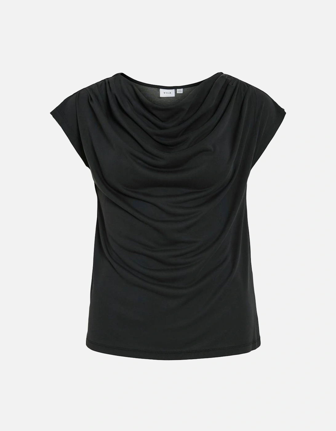 Modala Waterfall Top Black Beauty