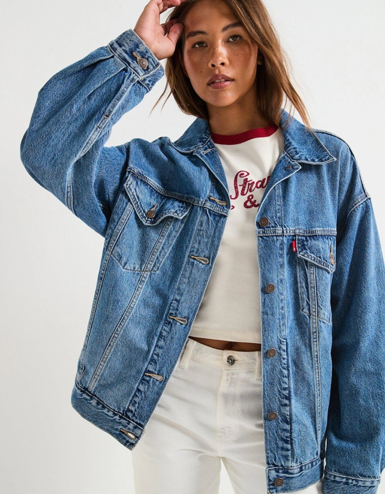 Xl Womens Trucker - Navy