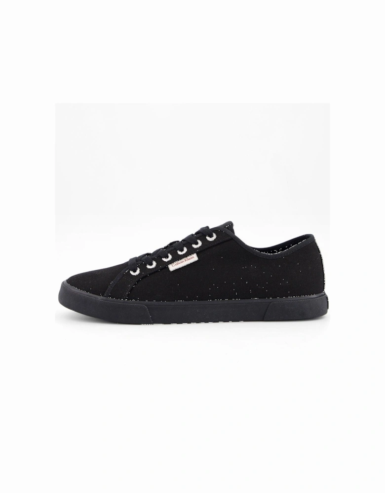 Essential Vulcanised Canvas Trainers - Black