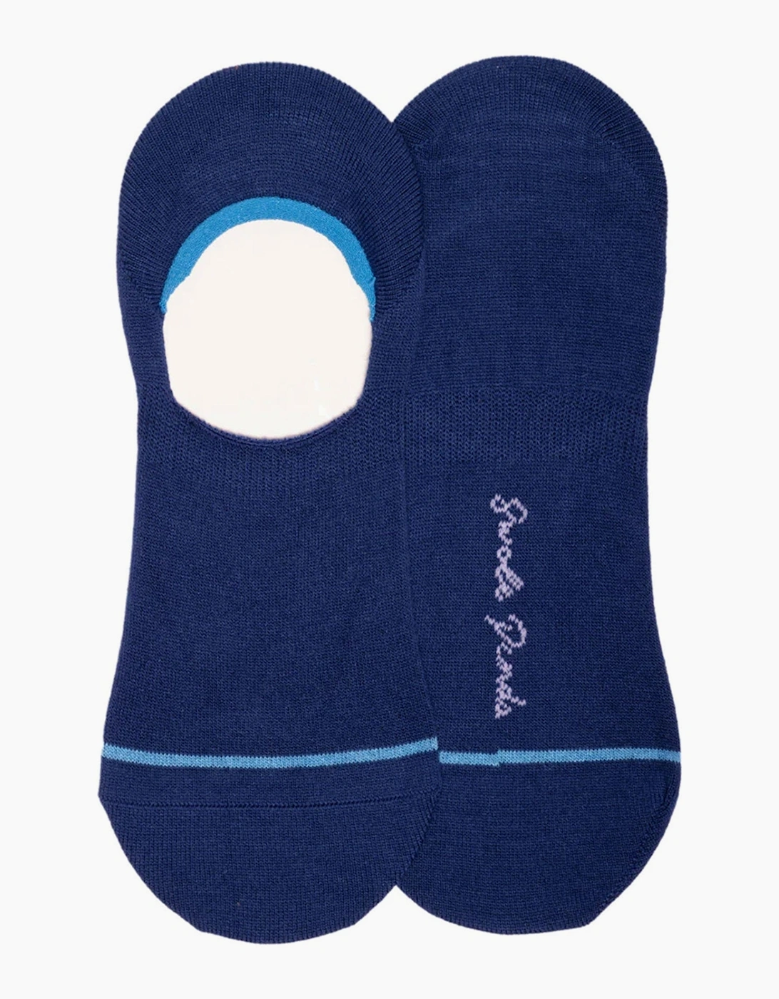 Men's Swole Panda No Show Socks Royal Blue - Size: 7/7.5/8/8.5/9/9.5/10/10.5/11