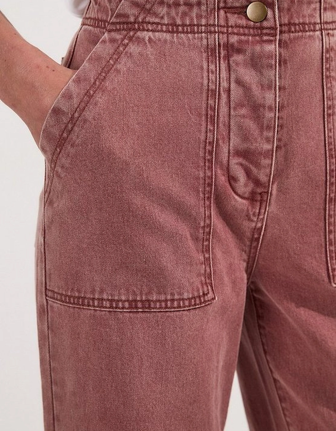 Coloured Denim Straight Leg Jean