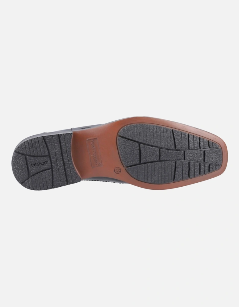 Brody Leather Men's Black Slip-On Shoes