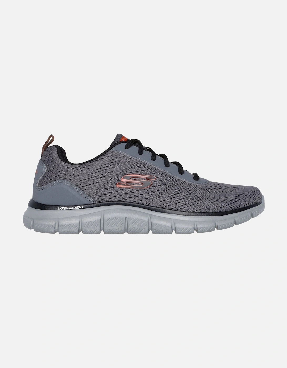 Track Leshur Synthetic Men's Charcoal/Orange Trainers