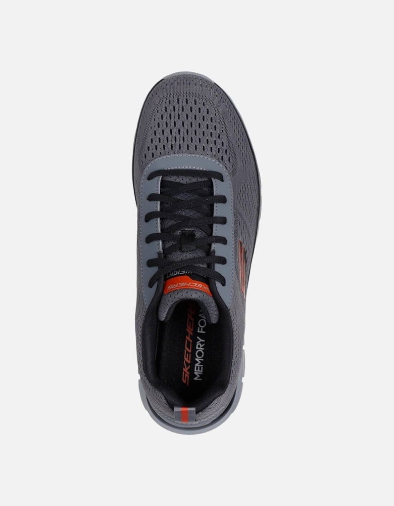 Track Leshur Synthetic Men's Charcoal/Orange Trainers