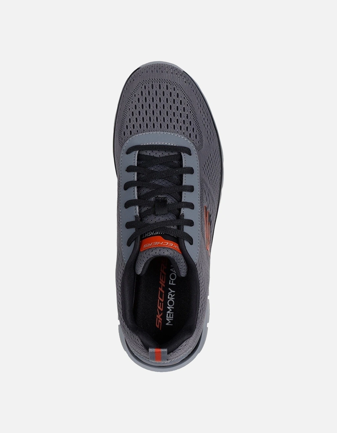 Track Leshur Synthetic Men's Charcoal/Orange Trainers