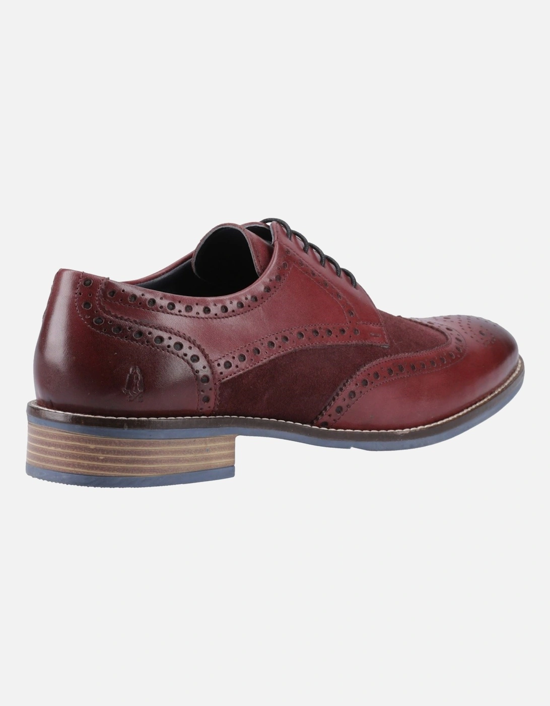 Dustin Leather/Suede Men's Burgundy Brogues Shoes