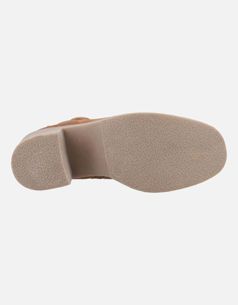 Fearne Suede Women's Tan Heeled Ankle Boots