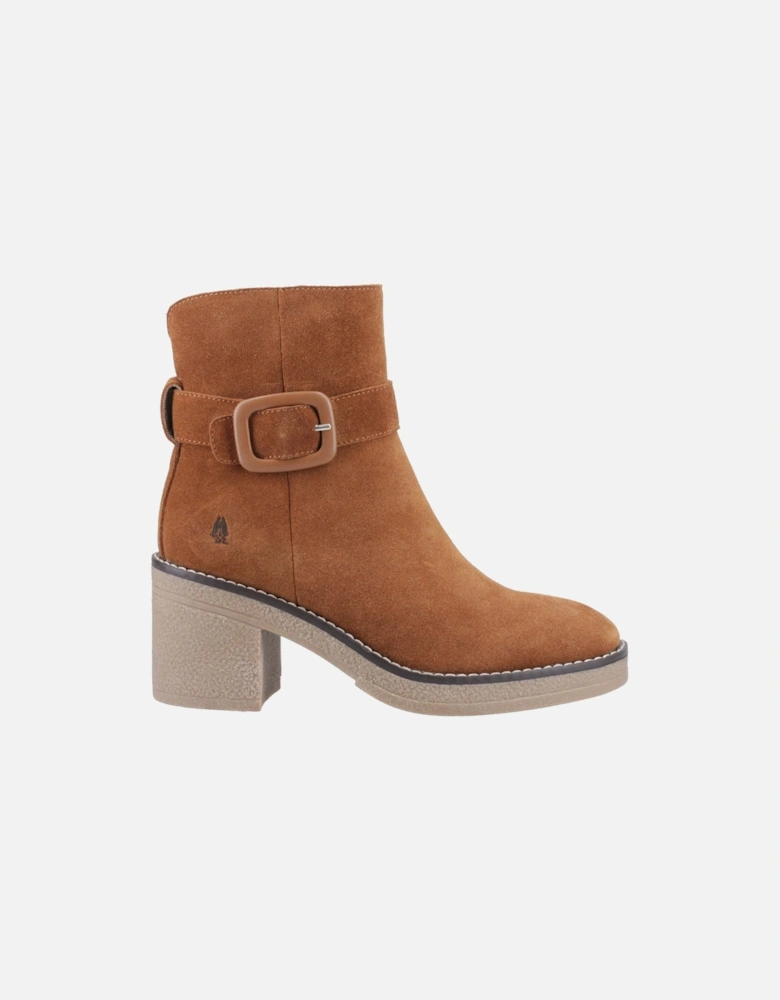 Fearne Suede Women's Tan Heeled Ankle Boots