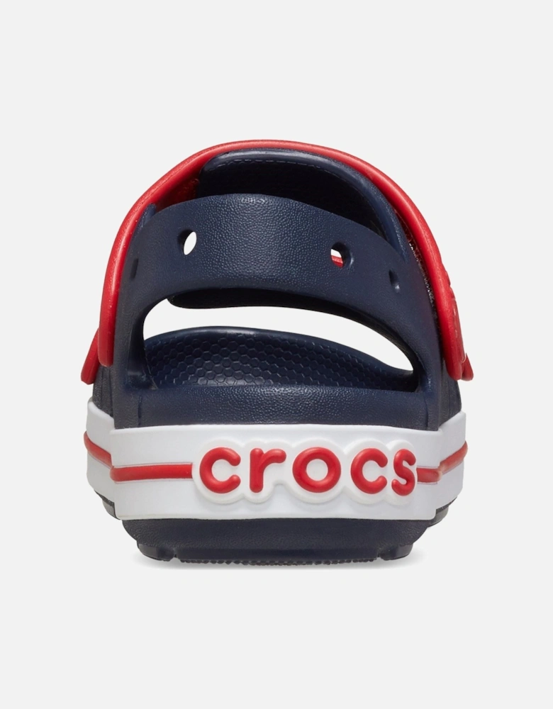 Crocband Play Synthetic Navy/Varsity Red Sandals