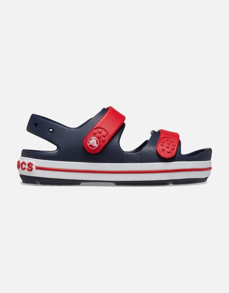 Crocband Play Synthetic Navy/Varsity Red Sandals