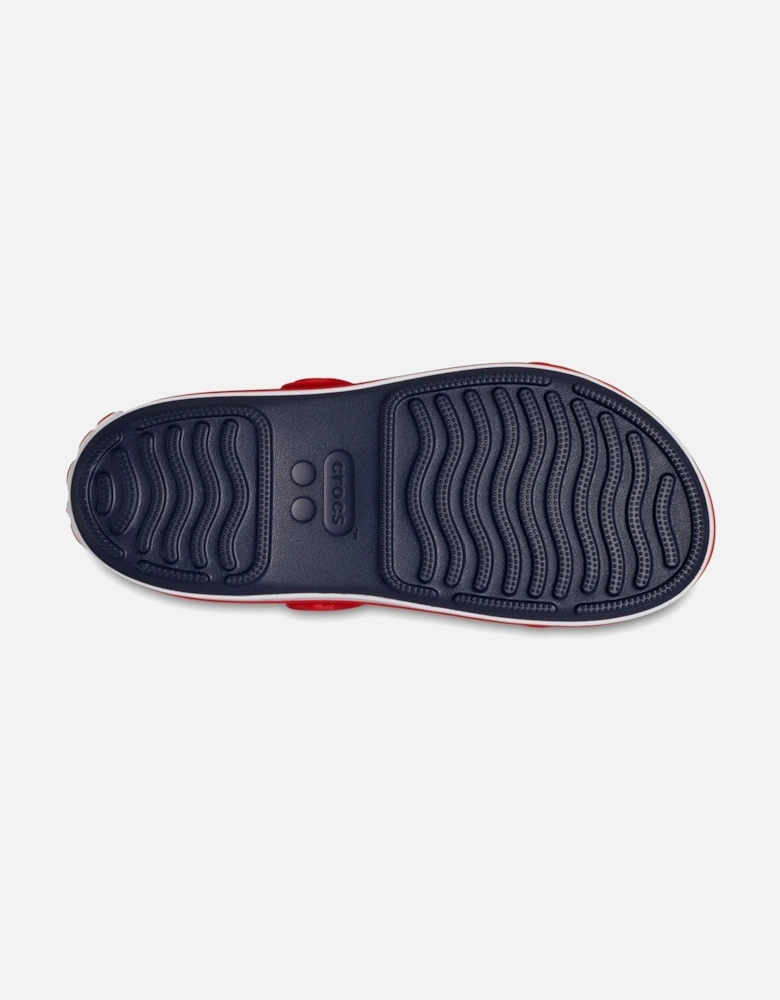 Crocband Play Synthetic Navy/Varsity Red Sandals