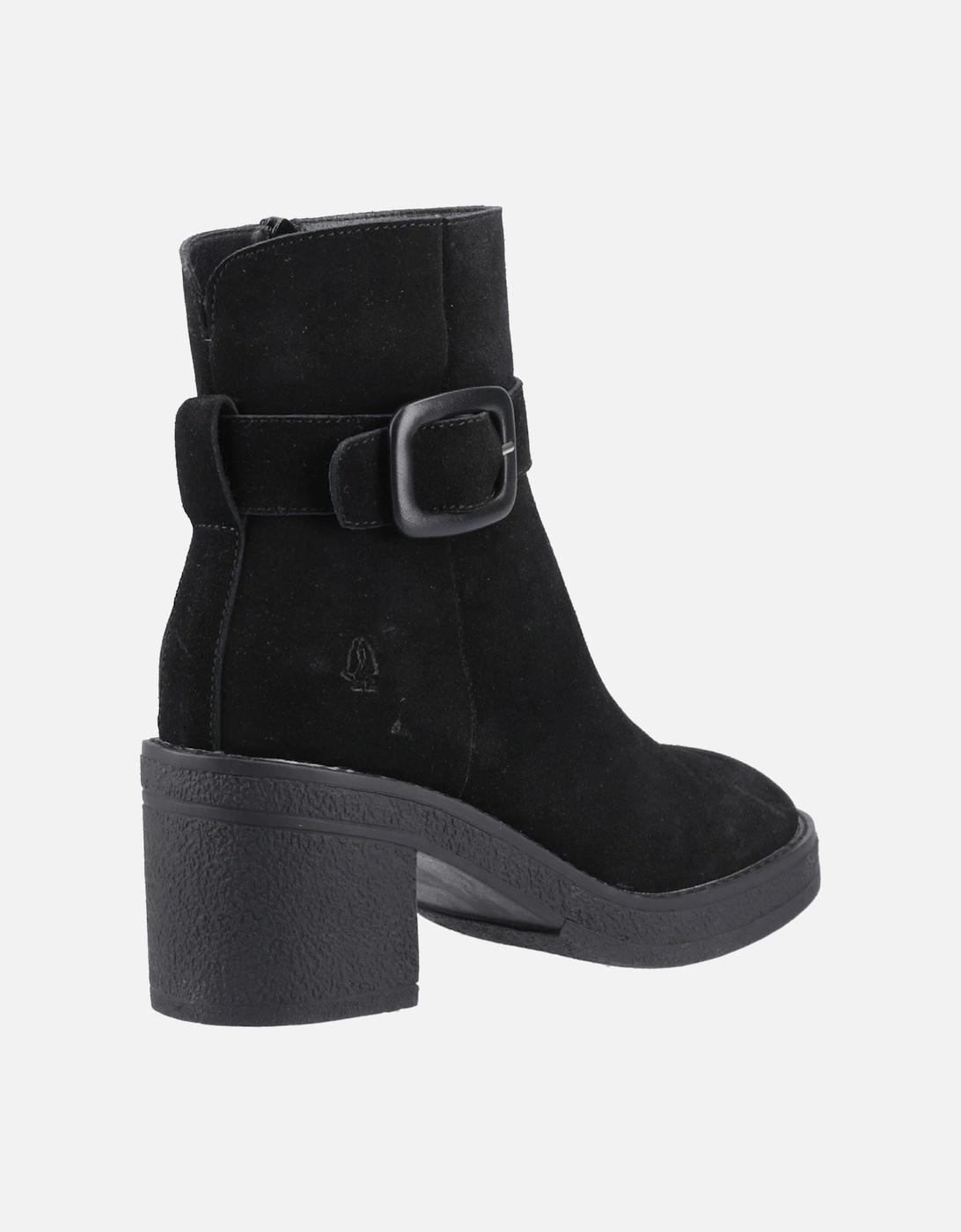 Fearne Suede Women's Black Heeled Ankle Boots