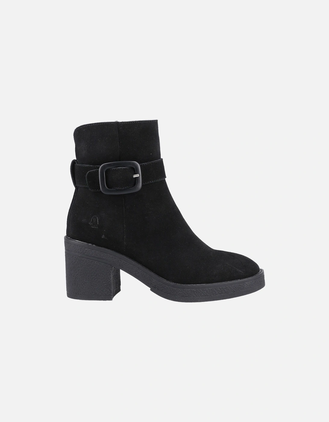 Fearne Suede Women's Black Heeled Ankle Boots