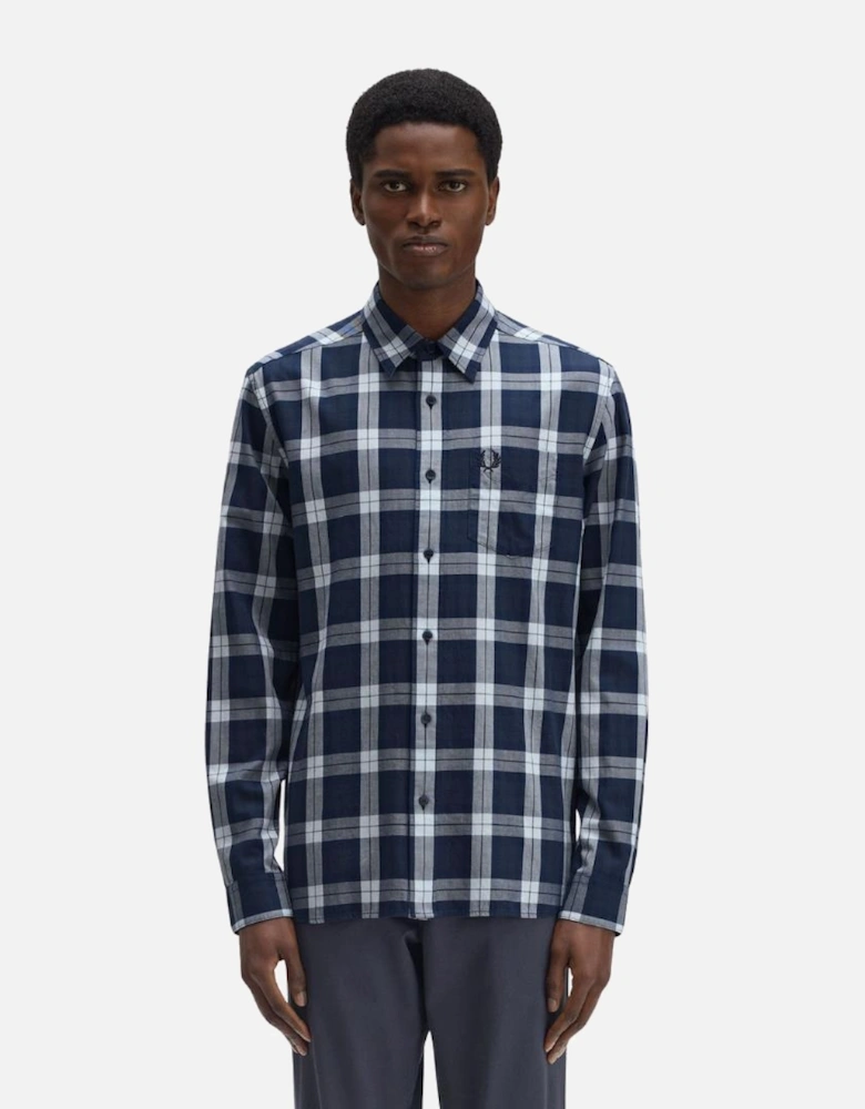FP Tartan Twill Shirt - Dark Airforce