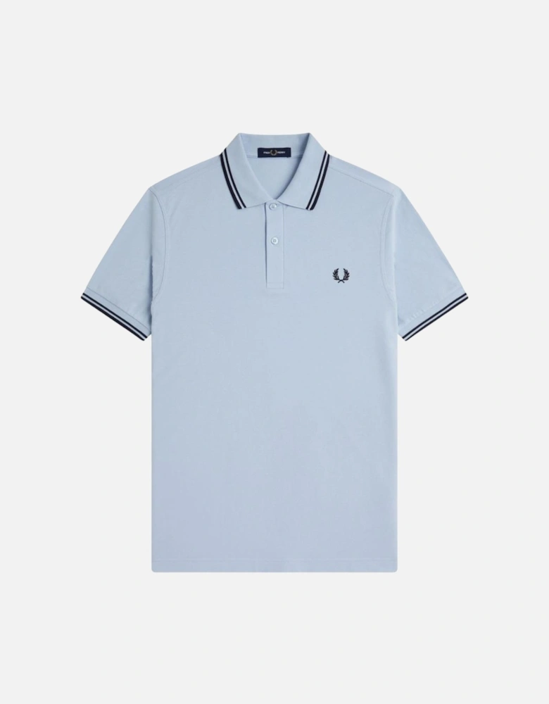 FP M3600 Twin Tipped Polo - Light Smoke/Navy