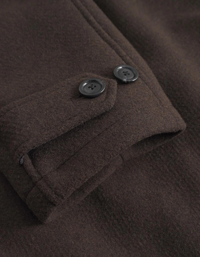 Michael Solid Wool Coat - Delicioso