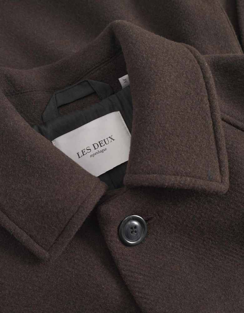 Michael Solid Wool Coat - Delicioso