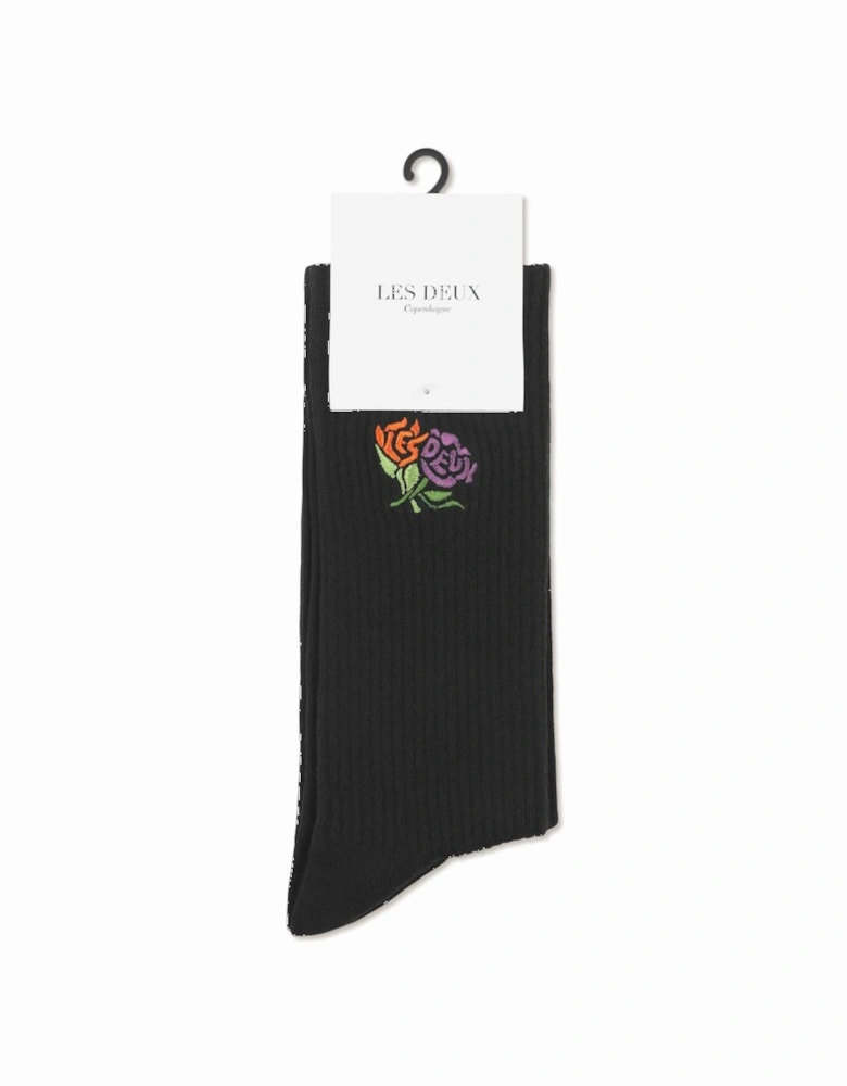 Felipe Socks 2-pack - Black