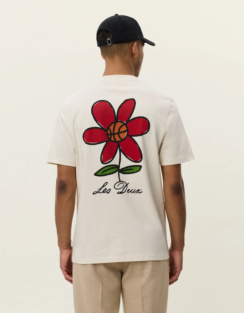 Flower Basket T-shirt - Ivory