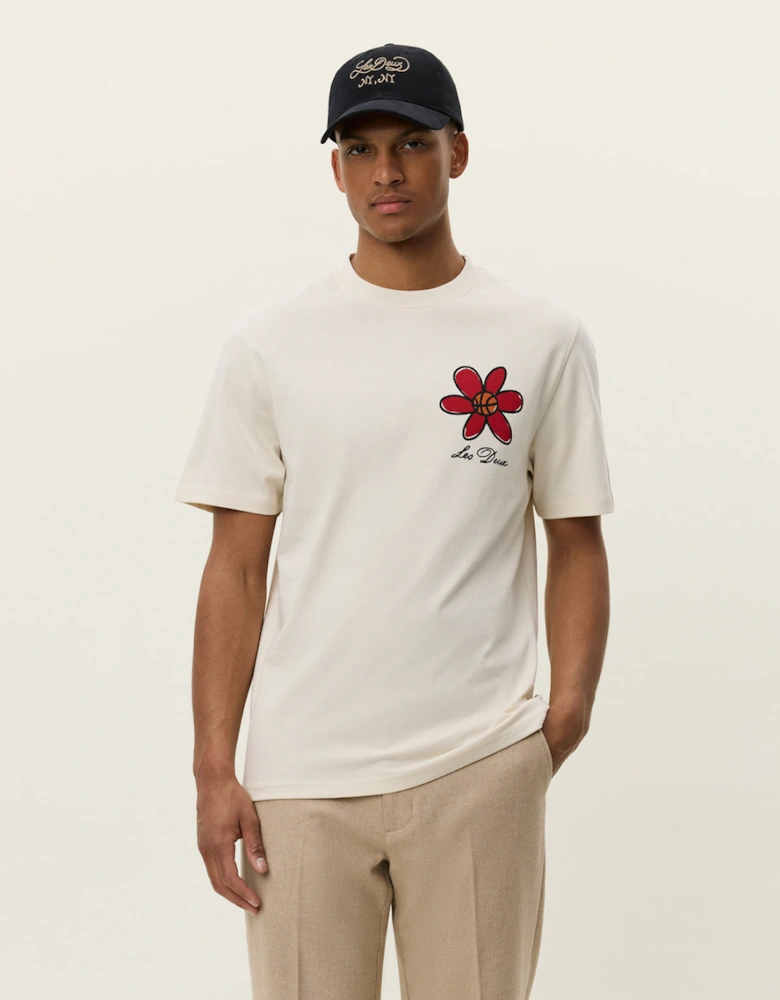 Flower Basket T-shirt - Ivory