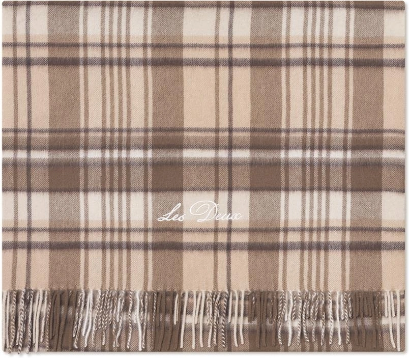 Check Wool Scarf - Irish Cream, 3 of 2