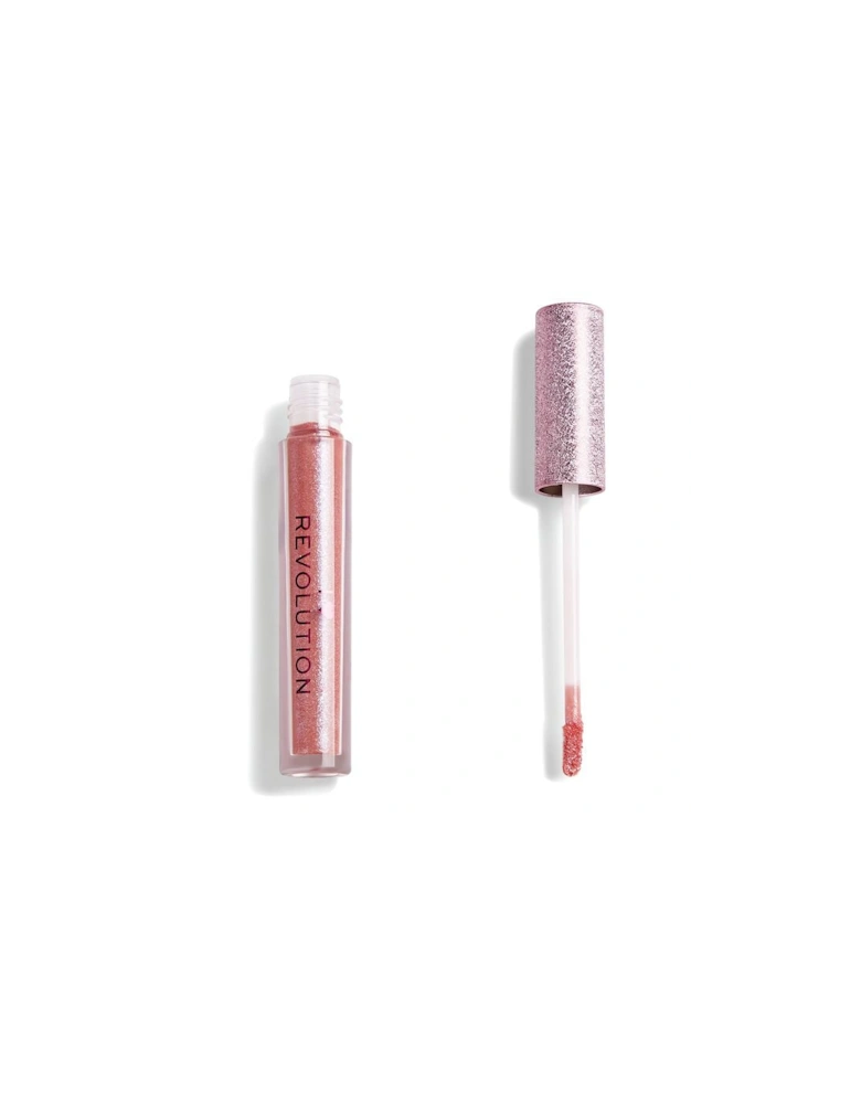 Metallic Angel Heart Lip Gloss Heavenly