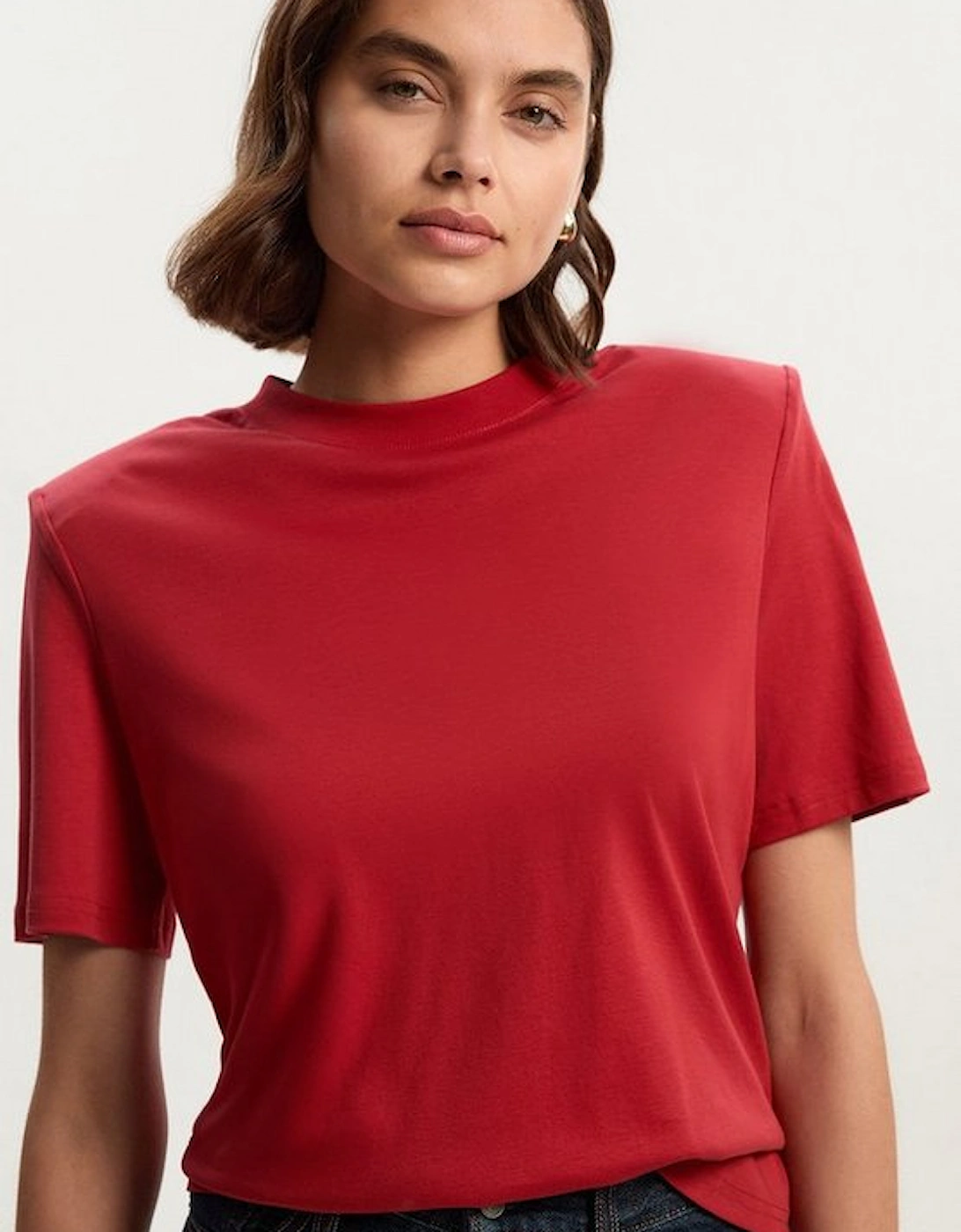 Power Shoulder Jersey T-Shirt, 2 of 1