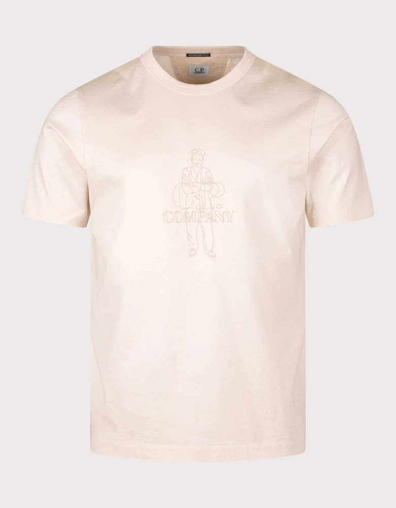Jersey Twisted Logo T-Shirt