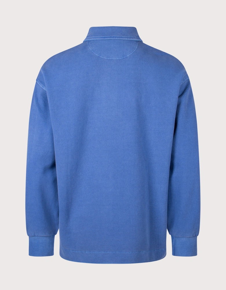 Pique Script Sweatshirt