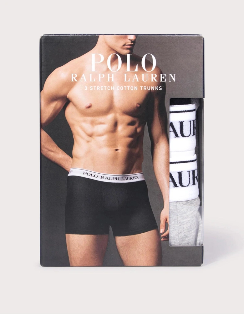 3 Pack Classic Stretch Cotton Trunks