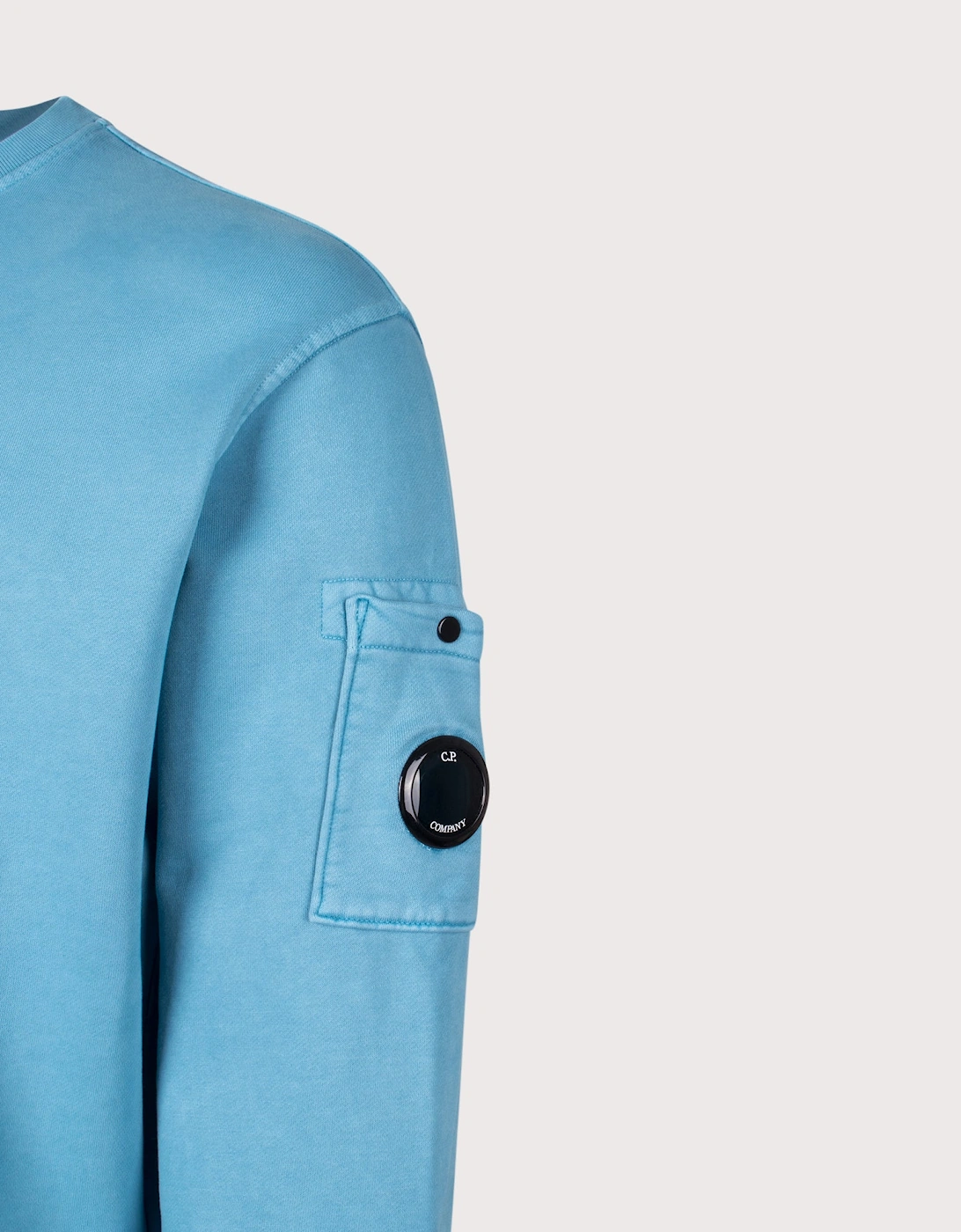 Diagonal Fleece Crewneck Lens Sweatshirt